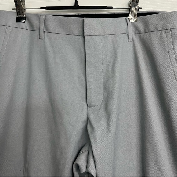 BONOBOS Mens Wednesday Pants Athletic Fit Gray Stretch Flat Front Sz: 36/30 - Picture 3 of 6